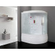 Душевой бокс Royal Bath RB 150ALP-С L прямоугольный-асимметричный, с гидромассажем, стекло рифленое