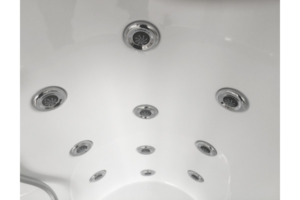Душевой бокс Royal Bath RB 150ALP-С L прямоугольный-асимметричный, с гидромассажем, стекло рифленое