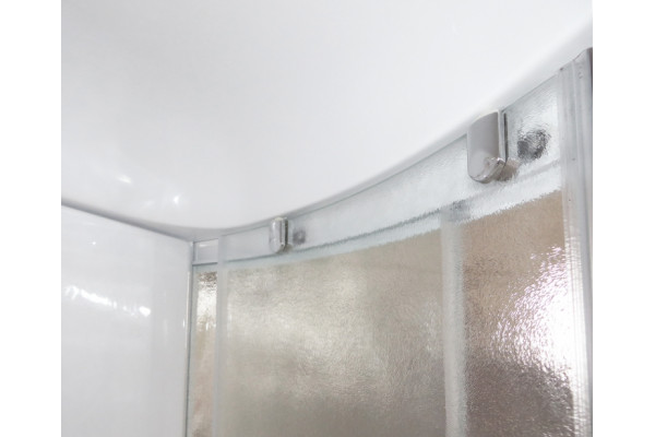 Душевой бокс Royal Bath RB 150ALP-С L прямоугольный-асимметричный, с гидромассажем, стекло рифленое