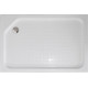 Душевой уголок Royal Bath RB 8120HP-C-L прямоугольный, двери раздвижные, стекло рифленое