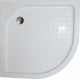 Душевой уголок Royal Bath RB 90HK-T четверть круга, двери раздвижные, стекло прозрачное
