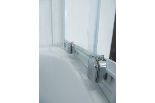 Душевой уголок Royal Bath RB 100HK-T четверть круга, двери раздвижные, стекло прозрачное