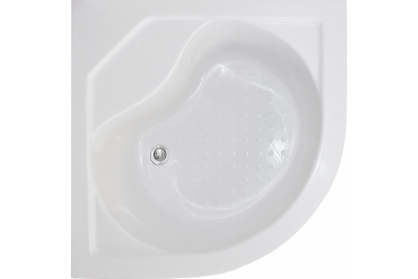 Душевой уголок Royal Bath RB 100BK-T четверть круга, двери раздвижные, стекло прозрачное