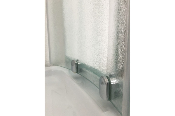 Душевой уголок Royal Bath RB 100HK-C четверть круга, двери раздвижные, стекло рифленое