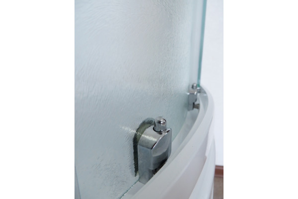 Душевой уголок Royal Bath RB 100HK-C четверть круга, двери раздвижные, стекло рифленое