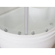 Душевой уголок Royal Bath RB 8120BK-T-R прямоугольный-асимметричный, двери раздвижные, стекло прозрачное