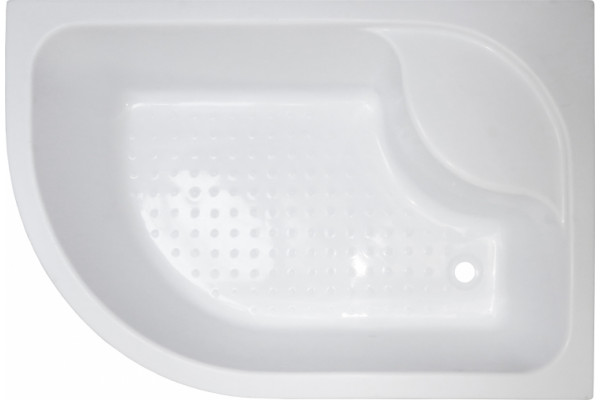 Душевой уголок Royal Bath RB 8120BK-T-R прямоугольный-асимметричный, двери раздвижные, стекло прозрачное
