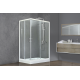 Душевой уголок Royal Bath RB 8120HP-T-R прямоугольный, двери раздвижные, стекло прозрачное