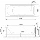 Акриловая ванна Royal Bath Tudor RB 407701 170 см пристенная, прямоугольная