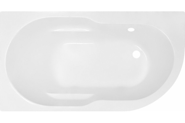 Акриловая ванна Royal Bath Azur RB 614200 L 140 см пристенная, асимметричная
