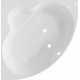Акриловая ванна Royal Bath Fanke RB 581200 пристенная, четверть круга