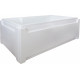 Акриловая ванна Royal Bath Triumph RB 665102 185x87 см с экранами, пристенная, прямоугольная