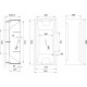 Акриловая ванна Royal Bath Triumph RB 665102 185x87 см с экранами, пристенная, прямоугольная
