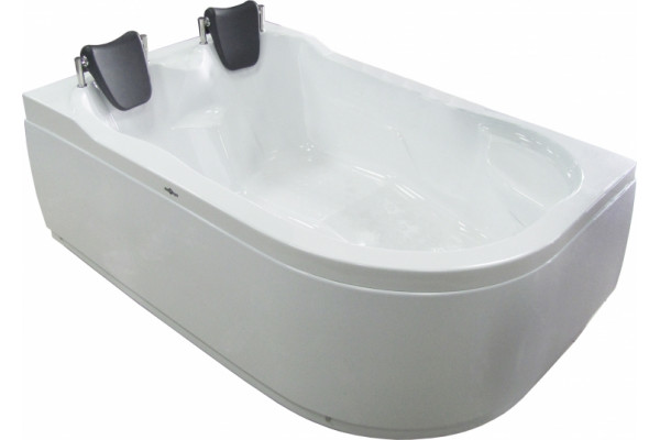 Акриловая ванна Royal Bath Norway 180 см, левая, с каркасом, пристенная, асимметричная