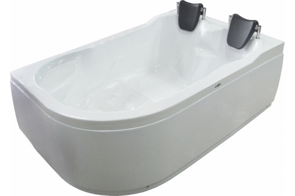 Акриловая ванна Royal Bath Norway 180 см, правая, с каркасом, пристенная, асимметричная
