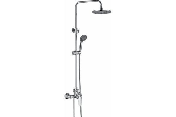 Душевая стойка Rush ST4235-10 хром, штанга 104.1 см, шланг металлический 150 см