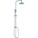 Душевая стойка Rush Bella BL4535-114 хром, штанга 125 см, шланг металлический 150 см