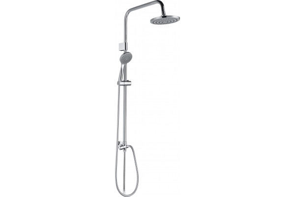 Душевая стойка Rush Bella BL4535-111 хром, штанга 125 см, шланг металлический 150 см