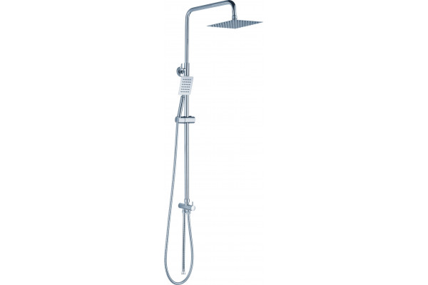 Душевая стойка Rush Bella BL4535-115 хром, штанга 125 см, шланг металлический 150 см