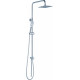 Душевая стойка Rush Bella BL4535-115 хром, штанга 125 см, шланг металлический 150 см