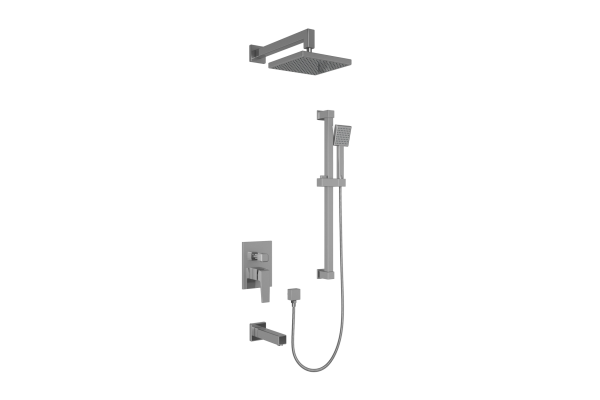 Душевой комплект Rush Thira TR3635-60 С ВНУТРЕННЕЙ ЧАСТЬЮ, хром, шланг металлический 150 см, 1 режим