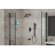 Душевой комплект Rush Thira TR3635-60Black С ВНУТРЕННЕЙ ЧАСТЬЮ, черный, шланг металлический 150 см, 1 режим