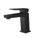 Смеситель для раковины Rush Thira TR3635-12Black черный однорычажный, высота излива 10.5 см