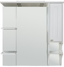 Зеркало-шкаф Rush Devon 105 правое, с полками, с подсветкой