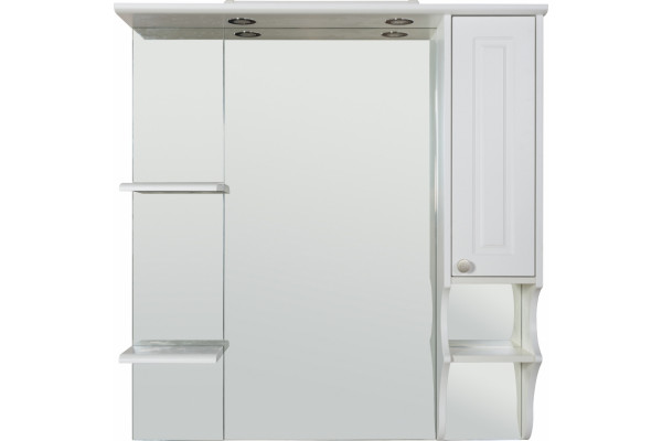 Зеркало-шкаф Rush Devon 105 правое, с полками, с подсветкой