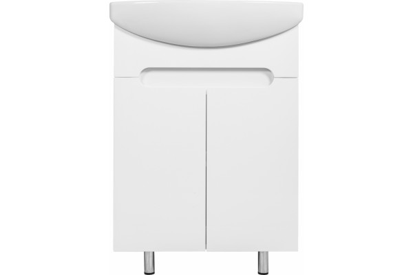 Тумба для комплекта Rush Pioneer 60 белый глянец с дверками, с доводчиками