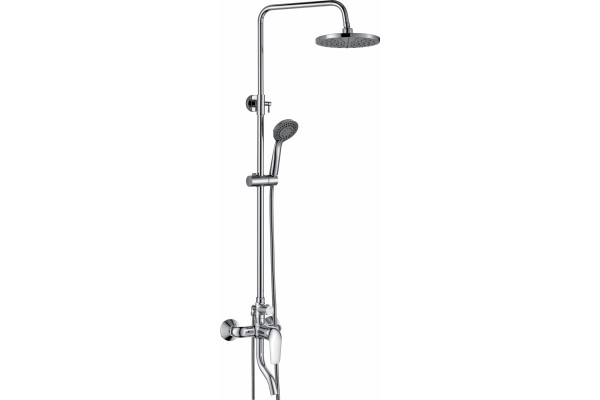 Душевая стойка Rush ST4235-11 хром, штанга 108.7 см, шланг 150 см