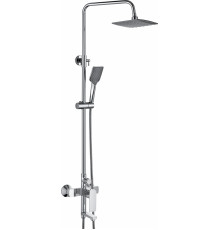 Душевая стойка Rush ST4235-30 хром, штанга 101.9 см, шланг 150 см