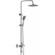 Душевая стойка Rush ST4235-30 хром, штанга 101.9 см, шланг 150 см