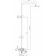 Душевая стойка Rush ST4235-40 хром, штанга 98 см, шланг 150 см