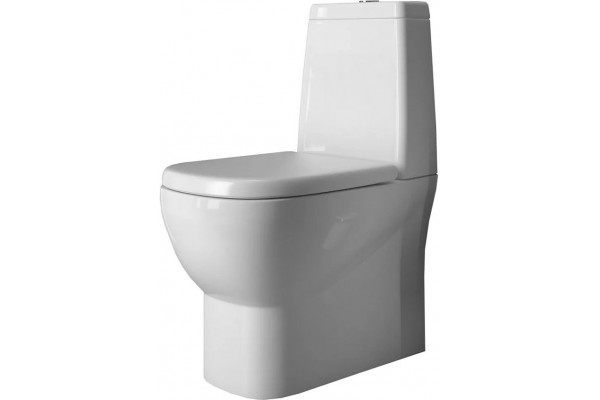 INFINITY COMFORT Унитаз-компакт Белый S1 (WC.CC/Infinity/2-DM/WHT.G/S1) (снимается)
