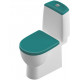 BEST COMFORT Унитаз-компакт Бирюзовый S1 (WC.CC/Best/2-DM/TUR.G/S1)