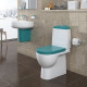 BEST COMFORT Унитаз-компакт Бирюзовый S1 (WC.CC/Best/2-DM/TUR.G/S1)