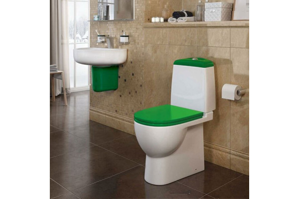 BEST COMFORT Унитаз-компакт Зеленый S1 (WC.CC/Best/2-DM/GRN.G/S1)