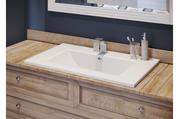 Раковина Sanita luxe Quadro 90 QDR90SLWB01 белый