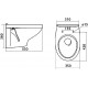 Унитаз подвесной Santek Бореаль 1.WH30.2.205 ( SoftClose)