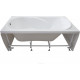 Ванна акриловая Santek Каледония 160х75 белая 1.WH30.2.388