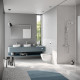 Унитаз подвесной SEREL Sapphire, безободковый, с тонким сиденьем с микролифтом, SP26SL