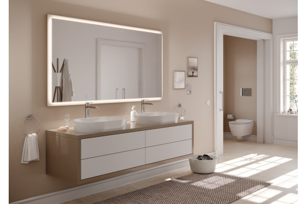 Унитаз подвесной SEREL Smart, с тонким сиденьем с микролифтом, SM25SL