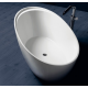 Simas Bohemien Ванна свободностоящая из Crystal Tech 190*88*66 см со сливной арматурой (продается только с учетом упаковки) BOV1bi