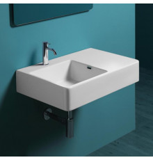SIMAS Top e lavabi d'arredo раковина накладная/подвесная 75х45 см с 1  отв. под смеситель левая цвет белый