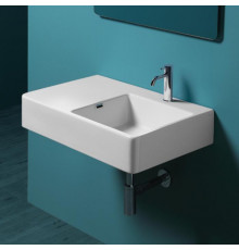 SIMAS Top e lavabi d'arredo раковина накладная/подвесная 75х45 см с 1  отв. под смеситель правая цвет белый