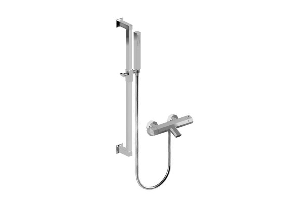 Stella Firenze Термостатический смеситель для ванны 3267TM302 со штангой и ручным душем цвет: хром FI 02106 CR00