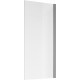 Шторка на ванну STWORKI Стокгольм GV-861 MT 70х150 см, профиль хром матовый в современном стиле
