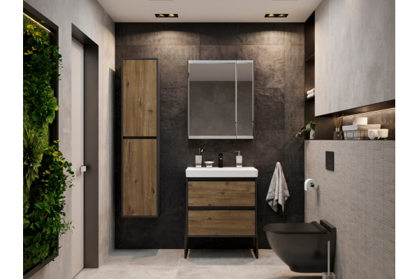 Тумба для комплекта STWORKI Кронборг 70 с опорами, с ящиками, матовая