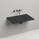 SALINI Столешница 800х500х15 мм из материалв S-Stone цвет  матовый RAL 9011 200121MRF RAL9011